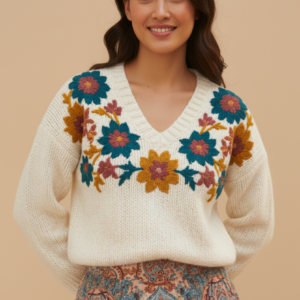 Sweater flowers
